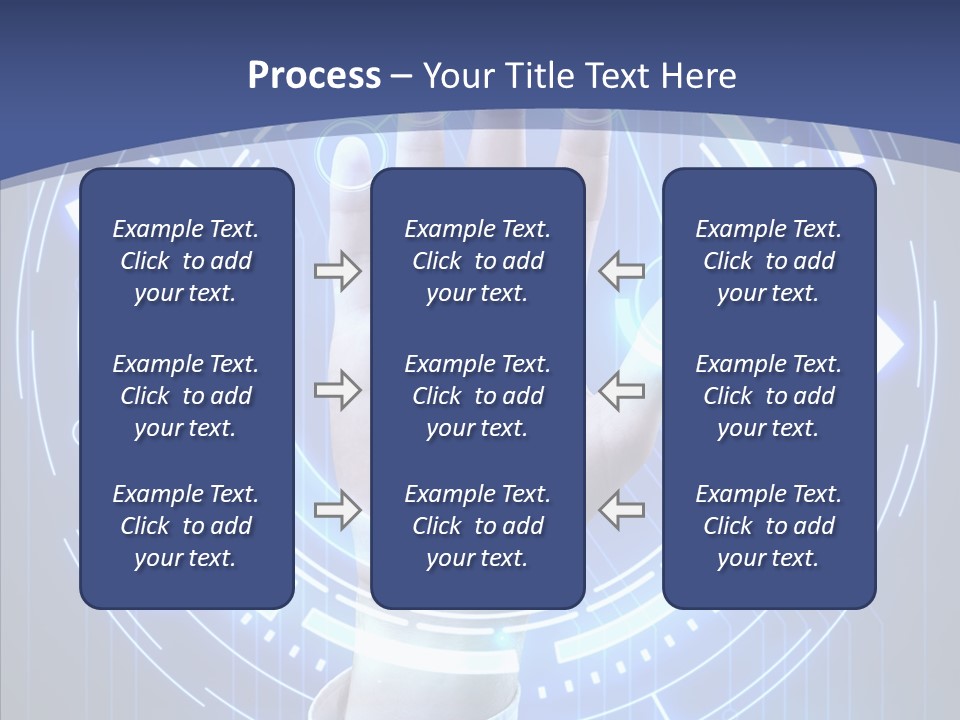 Black Exclamation Point Determination PowerPoint Template