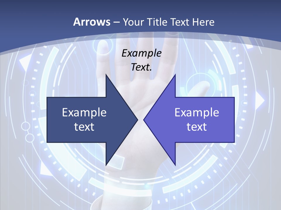 Black Exclamation Point Determination PowerPoint Template