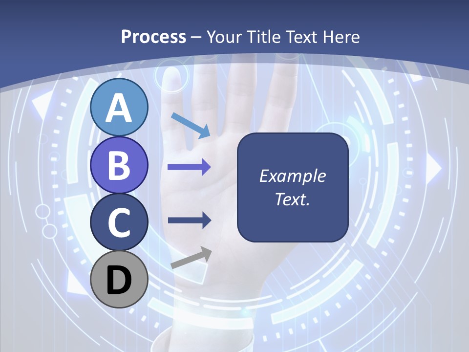 Black Exclamation Point Determination PowerPoint Template
