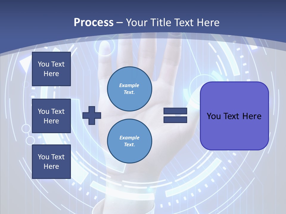 Black Exclamation Point Determination PowerPoint Template