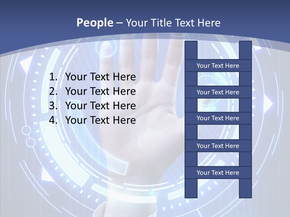 Black Exclamation Point Determination PowerPoint Template