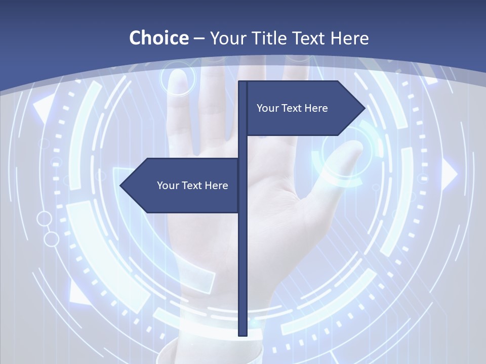 Black Exclamation Point Determination PowerPoint Template