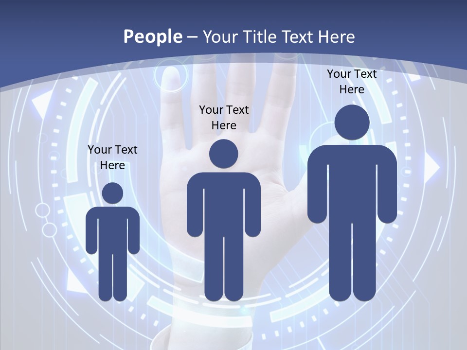 Black Exclamation Point Determination PowerPoint Template