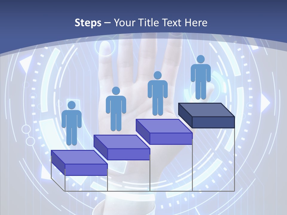 Black Exclamation Point Determination PowerPoint Template