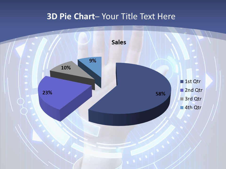 Black Exclamation Point Determination PowerPoint Template