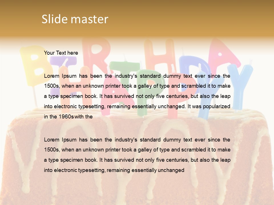 Green Gift Happy PowerPoint Template