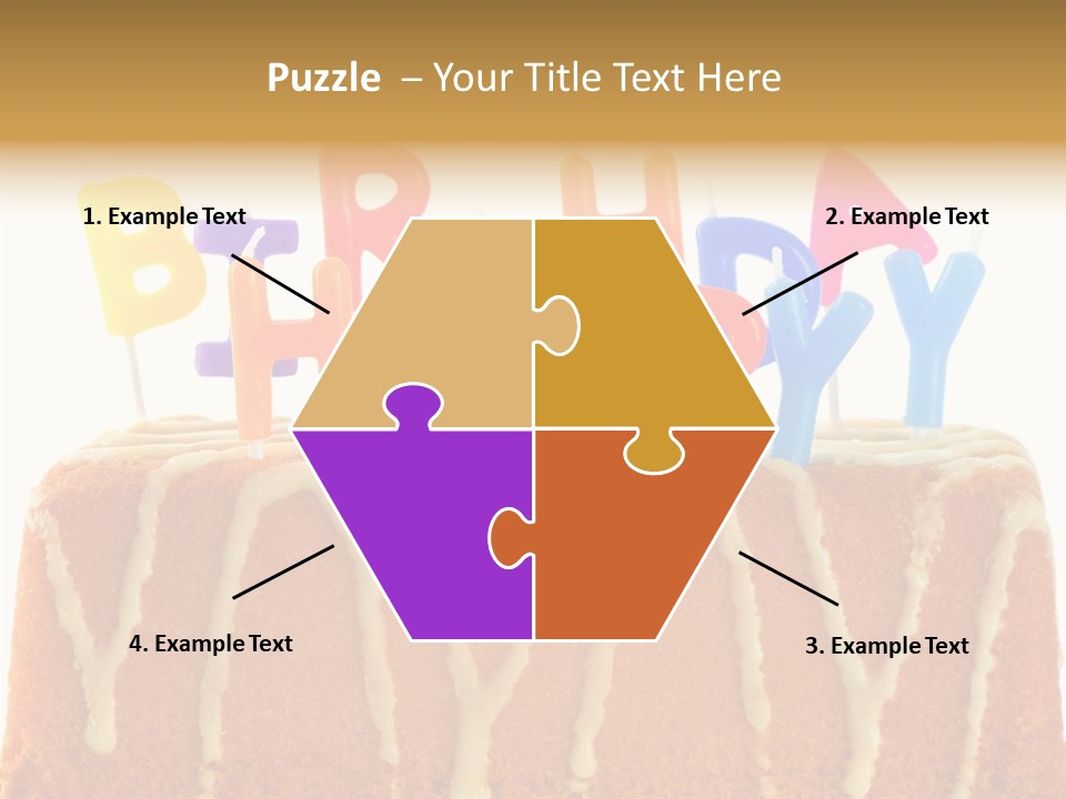 Green Gift Happy PowerPoint Template