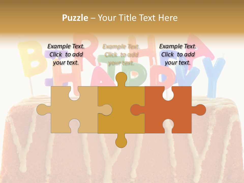 Green Gift Happy PowerPoint Template