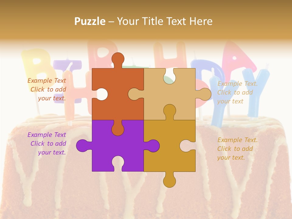 Green Gift Happy PowerPoint Template