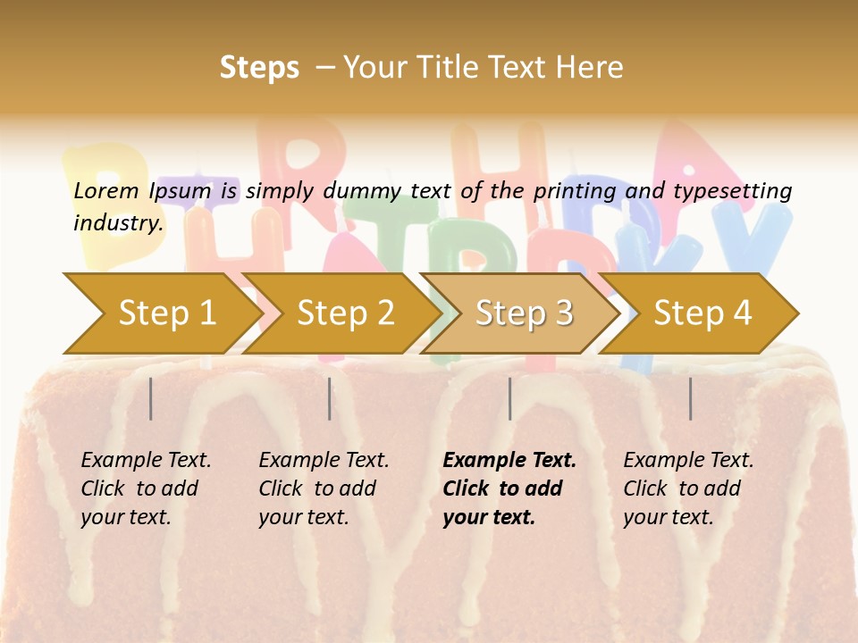 Green Gift Happy PowerPoint Template