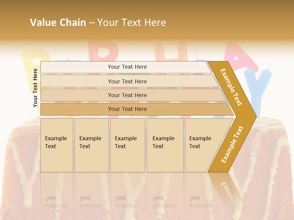 Green Gift Happy PowerPoint Template