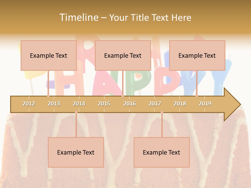 Green Gift Happy PowerPoint Template