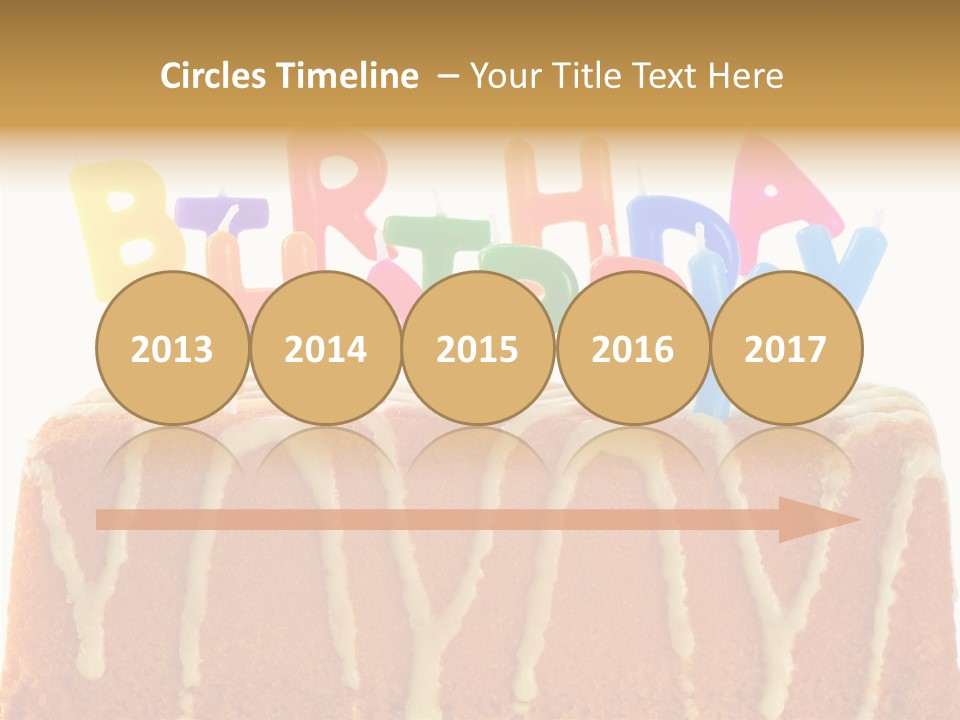 Green Gift Happy PowerPoint Template