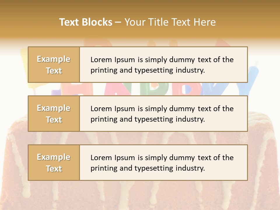 Green Gift Happy PowerPoint Template