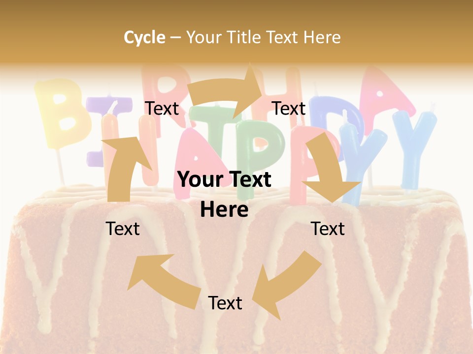 Green Gift Happy PowerPoint Template