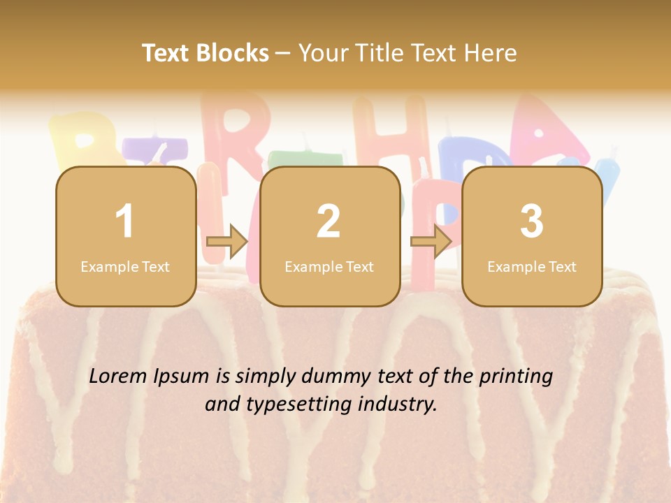 Green Gift Happy PowerPoint Template