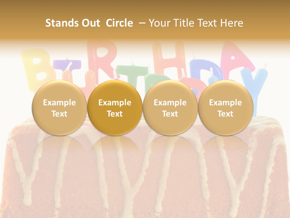 Green Gift Happy PowerPoint Template