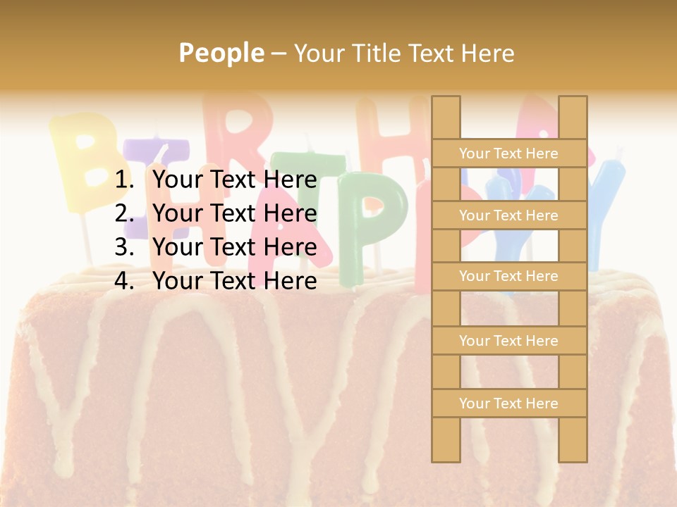 Green Gift Happy PowerPoint Template