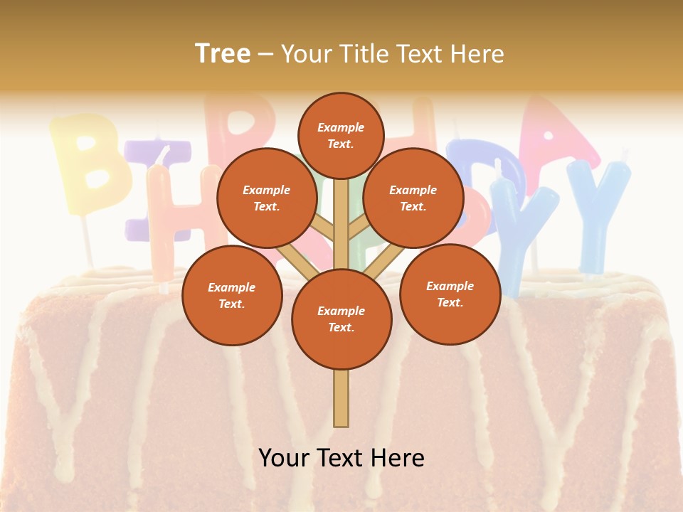 Green Gift Happy PowerPoint Template