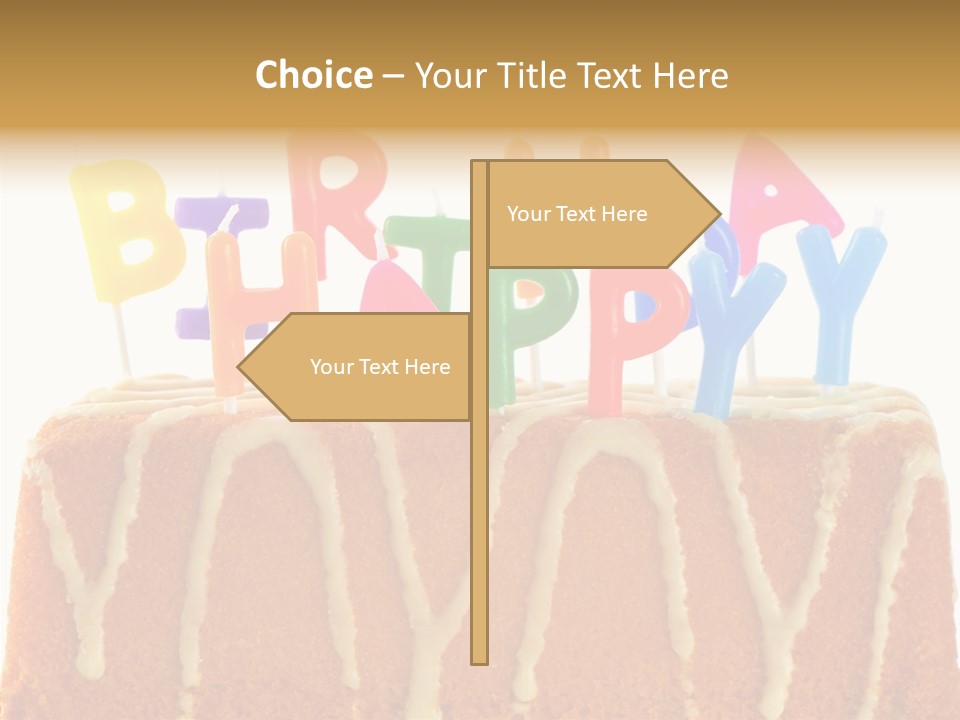 Green Gift Happy PowerPoint Template