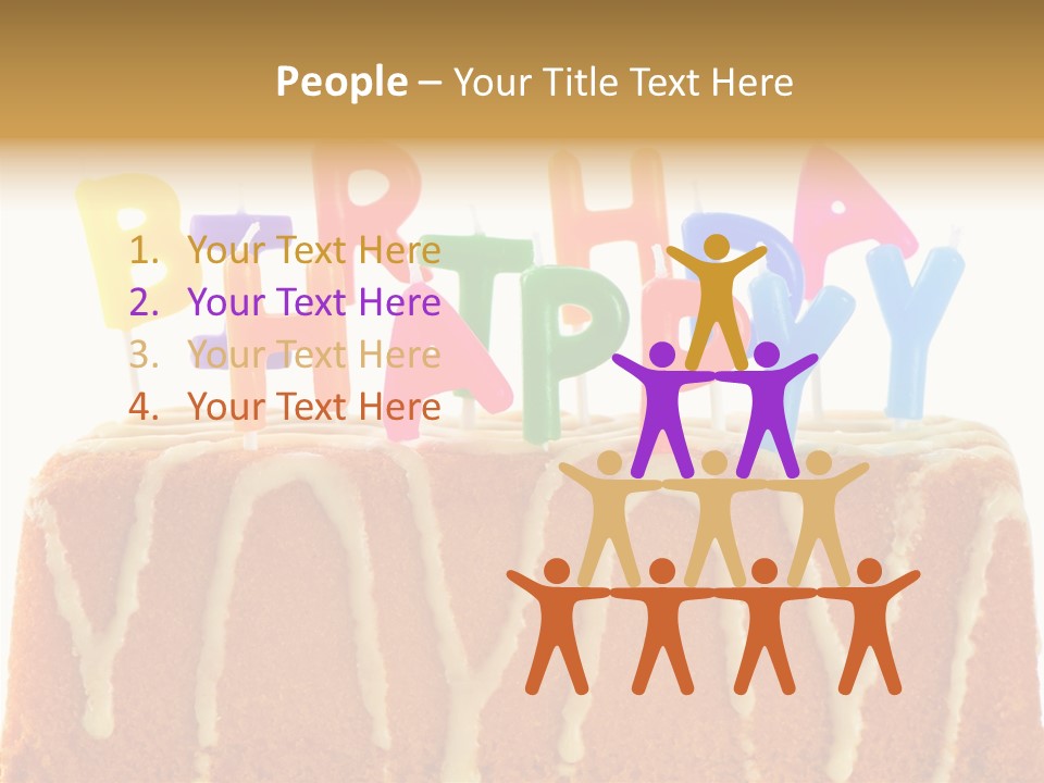 Green Gift Happy PowerPoint Template