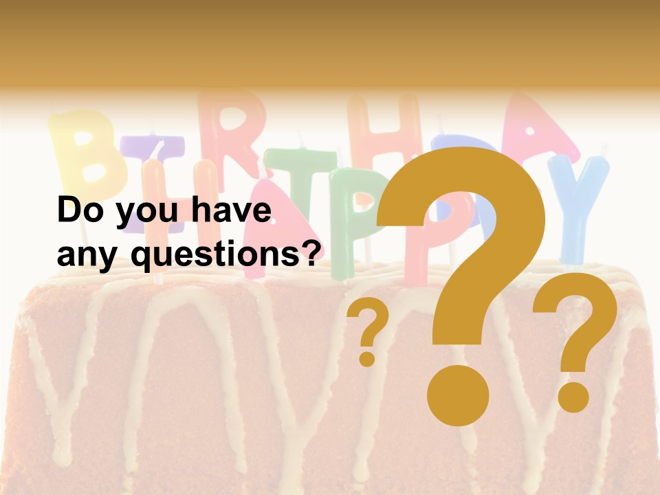 Green Gift Happy PowerPoint Template