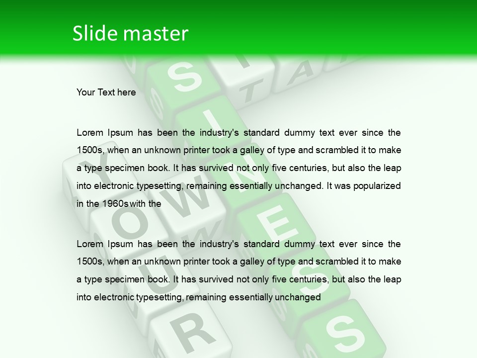 White Title Your PowerPoint Template