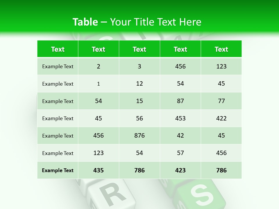 White Title Your PowerPoint Template