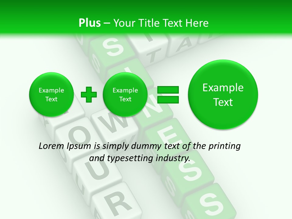 White Title Your PowerPoint Template