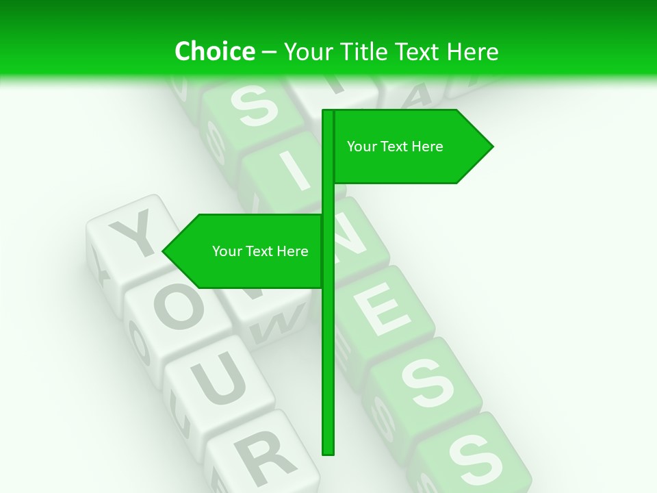 White Title Your PowerPoint Template