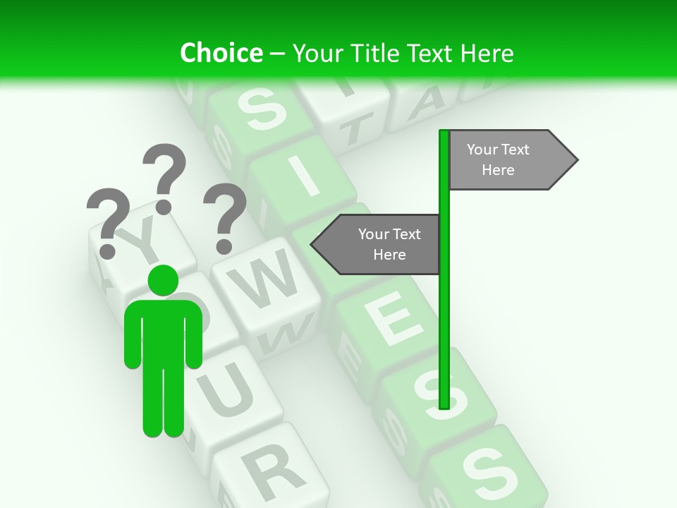 White Title Your PowerPoint Template