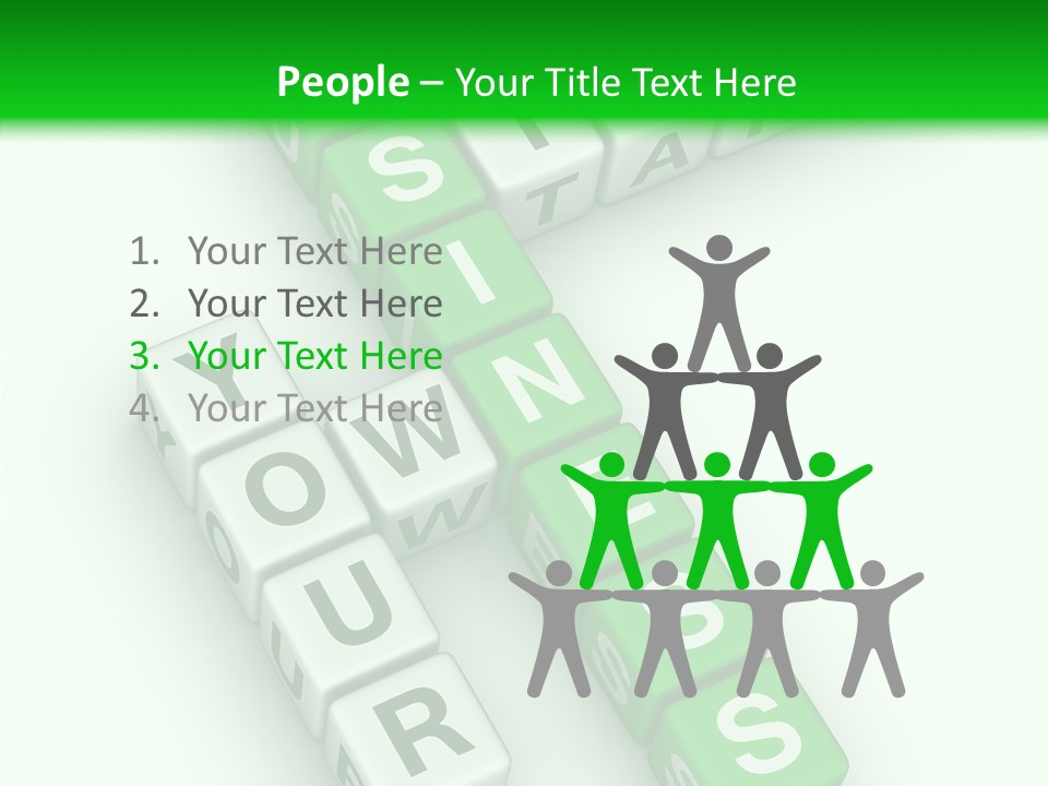 White Title Your PowerPoint Template