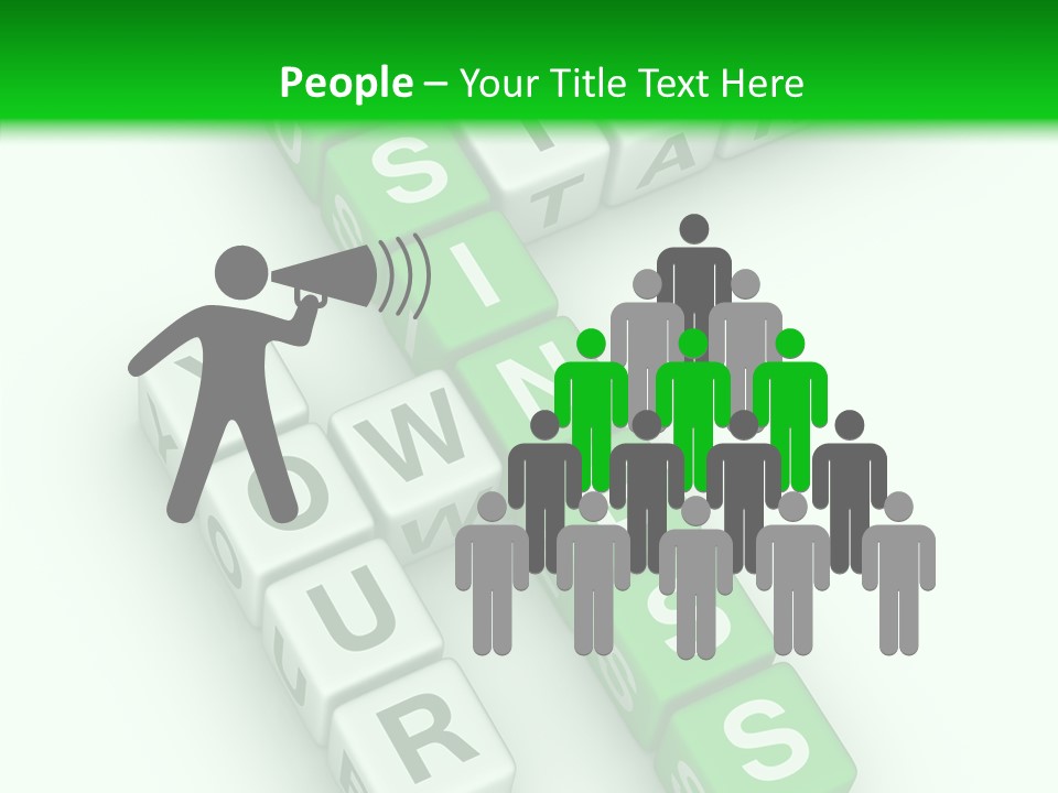 White Title Your PowerPoint Template