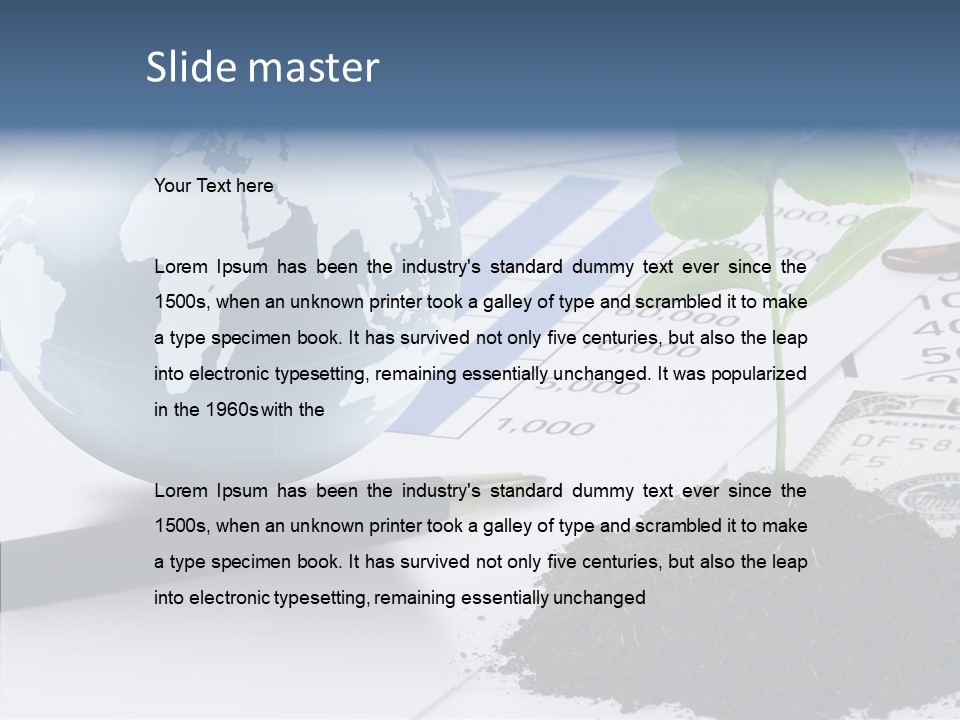 Concepts Market Report PowerPoint Template