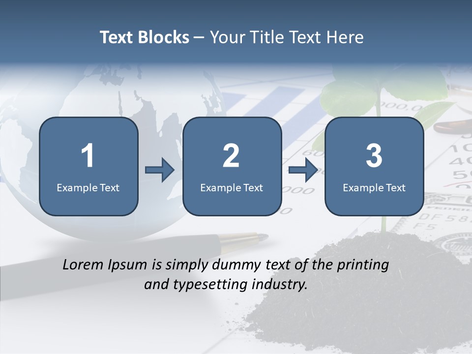 Concepts Market Report PowerPoint Template
