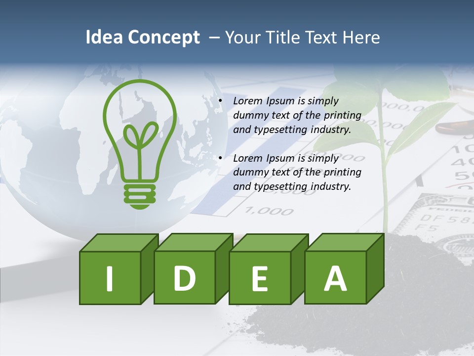 Concepts Market Report PowerPoint Template