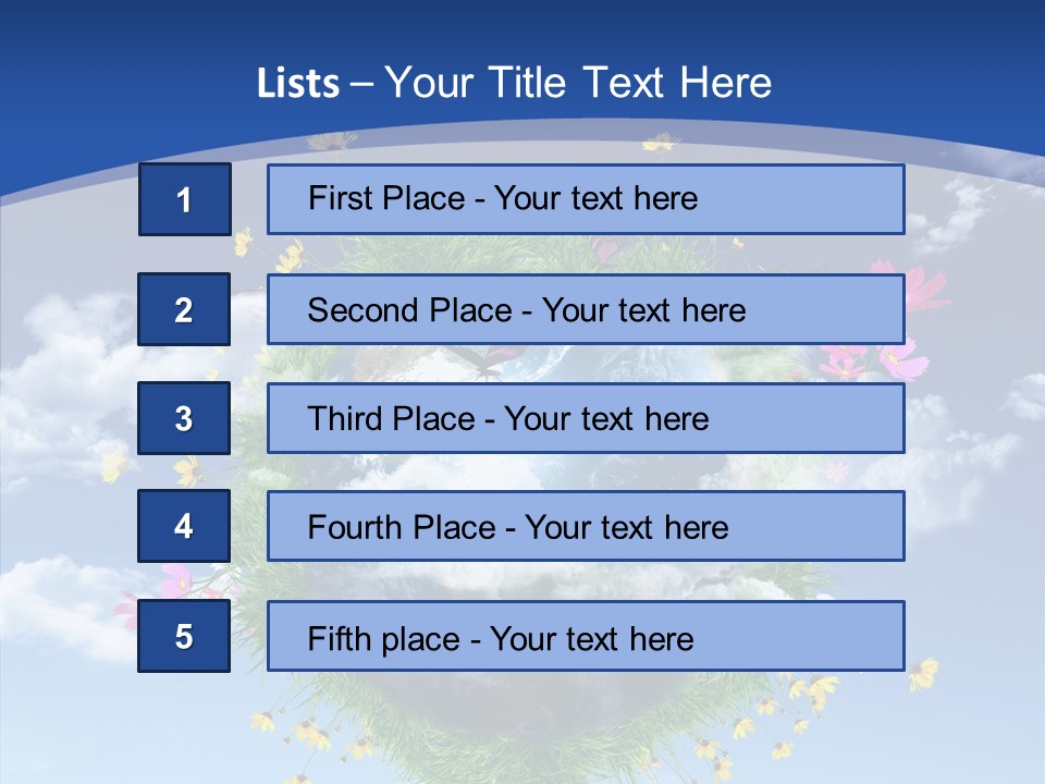 Earth Green Space PowerPoint Template