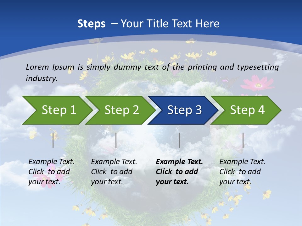 Earth Green Space PowerPoint Template
