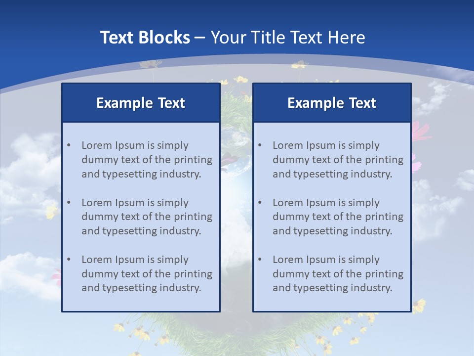 Earth Green Space PowerPoint Template