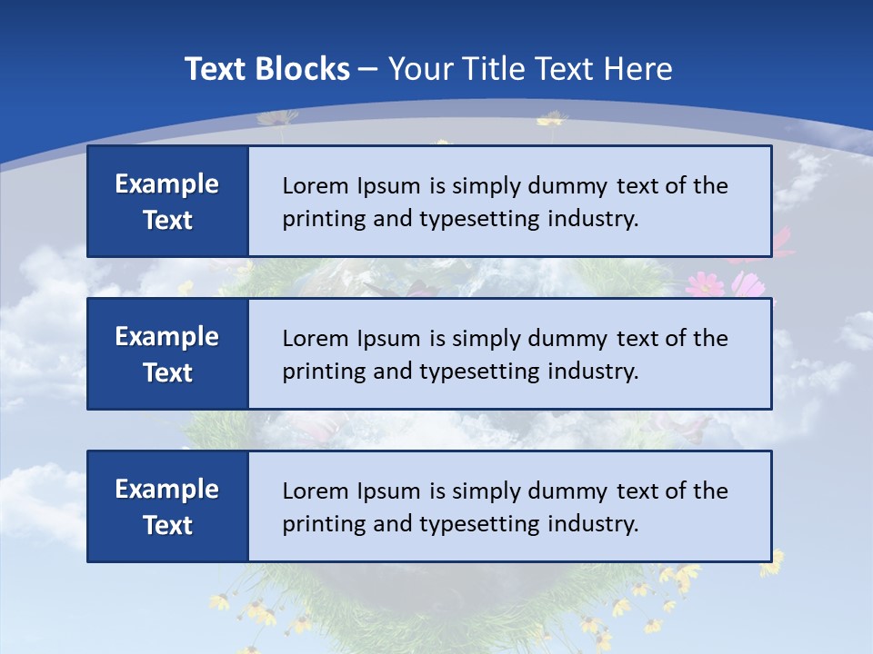 Earth Green Space PowerPoint Template