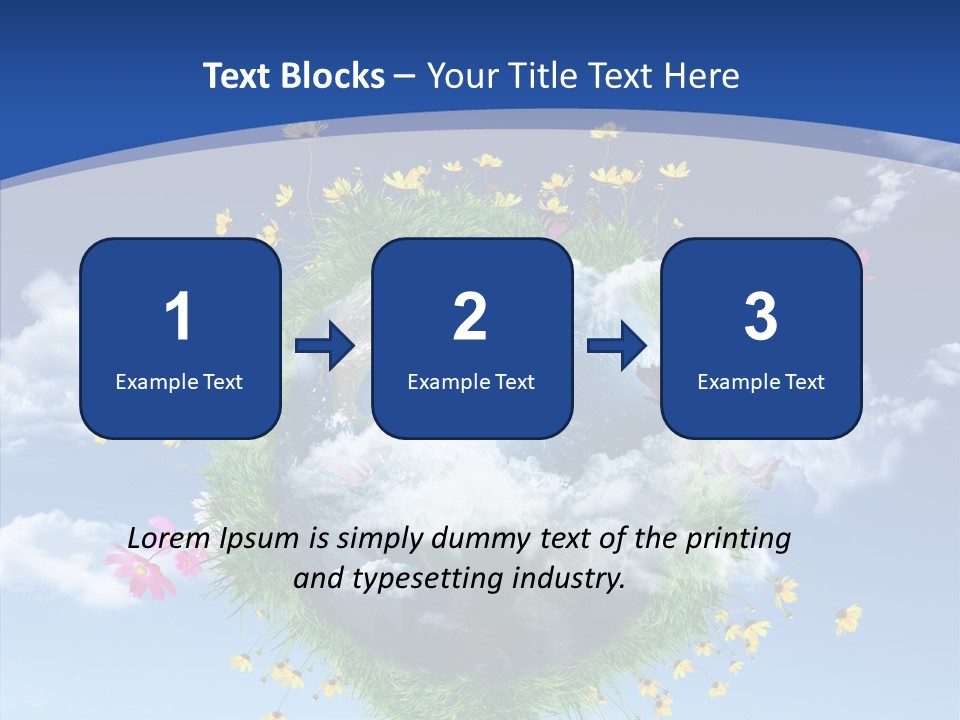 Earth Green Space PowerPoint Template