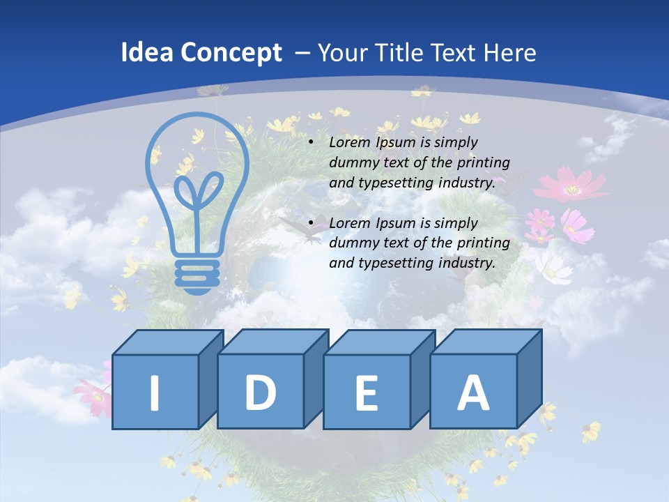 Earth Green Space PowerPoint Template