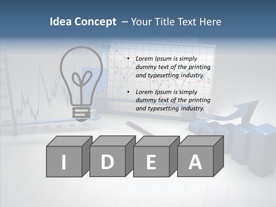 Statistic Ideas Analyst PowerPoint Template