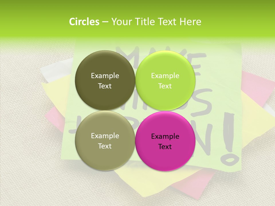 Black Exclamation Point Determination PowerPoint Template