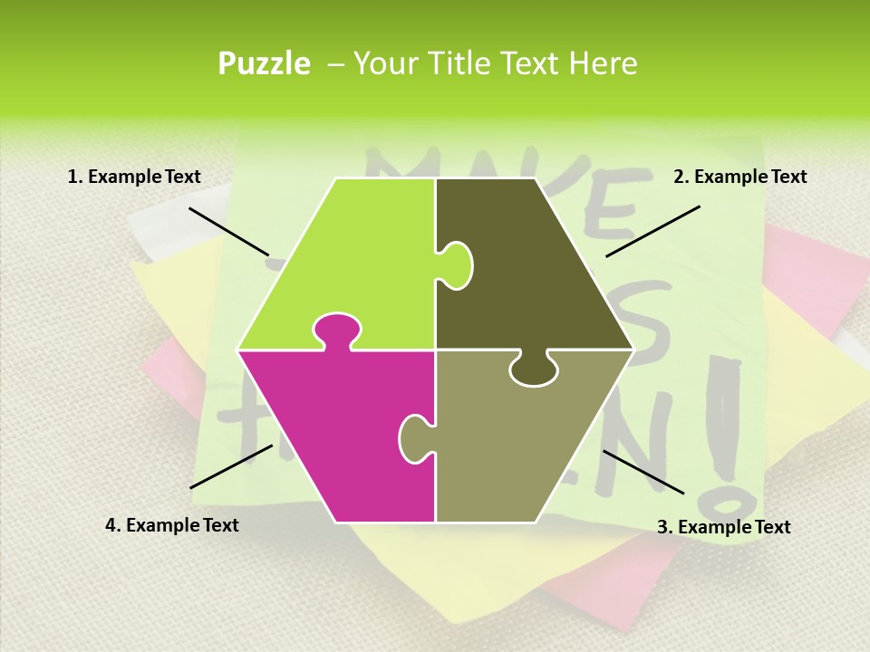 Black Exclamation Point Determination PowerPoint Template