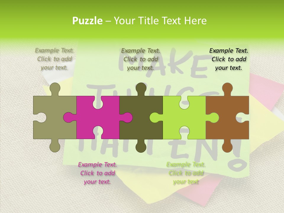 Black Exclamation Point Determination PowerPoint Template