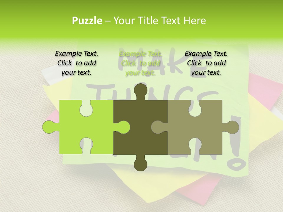 Black Exclamation Point Determination PowerPoint Template