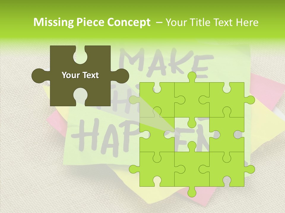 Black Exclamation Point Determination PowerPoint Template