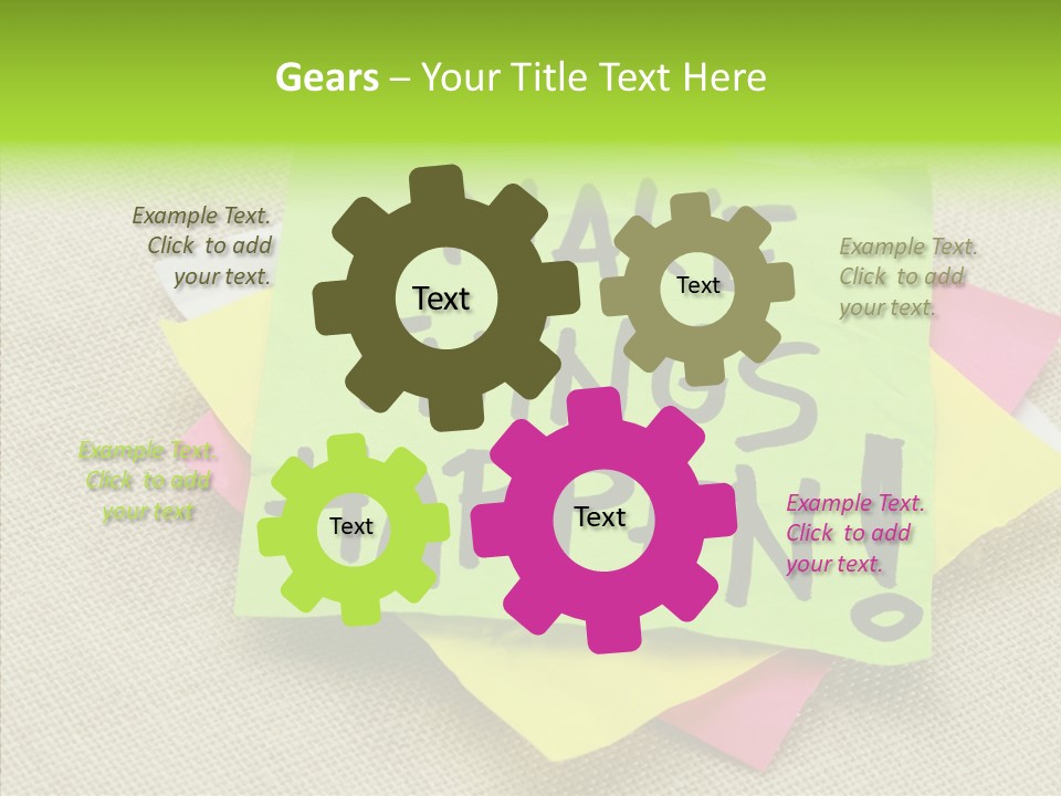 Black Exclamation Point Determination PowerPoint Template