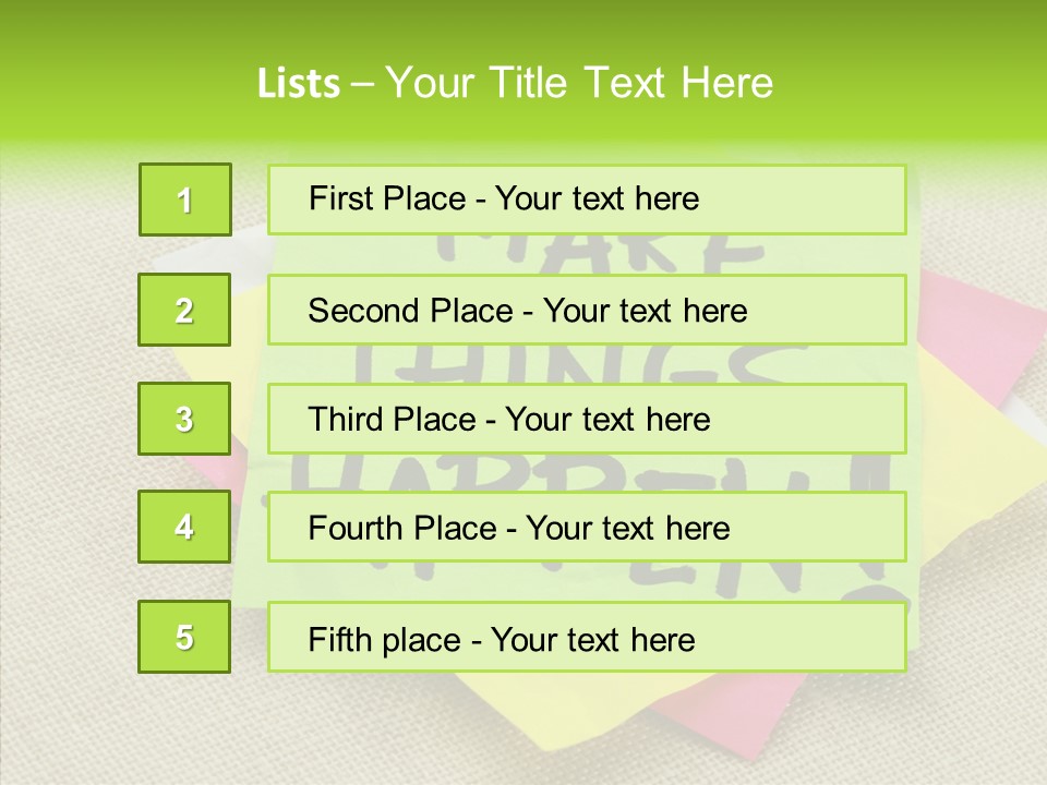 Black Exclamation Point Determination PowerPoint Template
